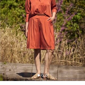 Universal Standard Cupro Bermuda Shorts